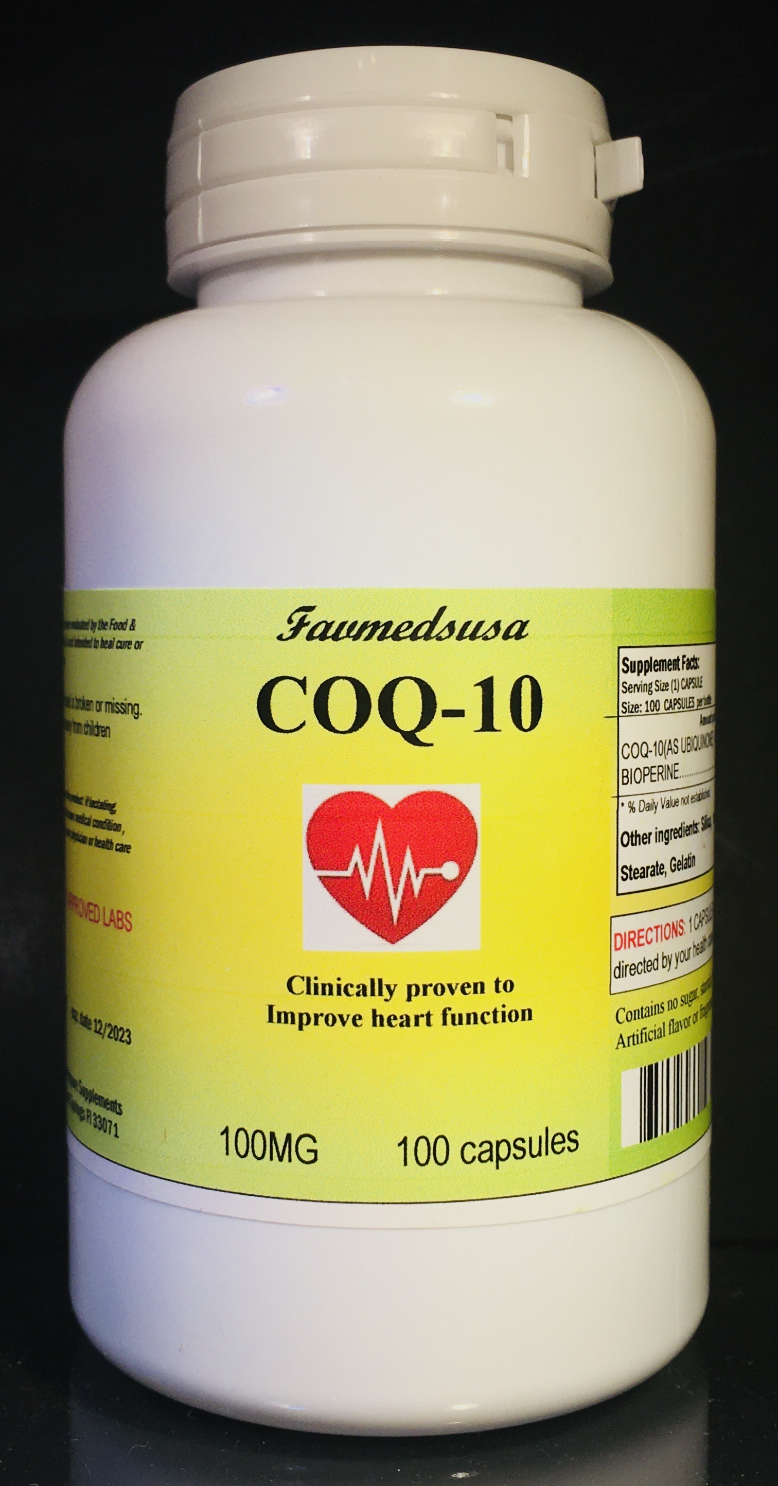 CoQ-10 100mg - 100 capsules